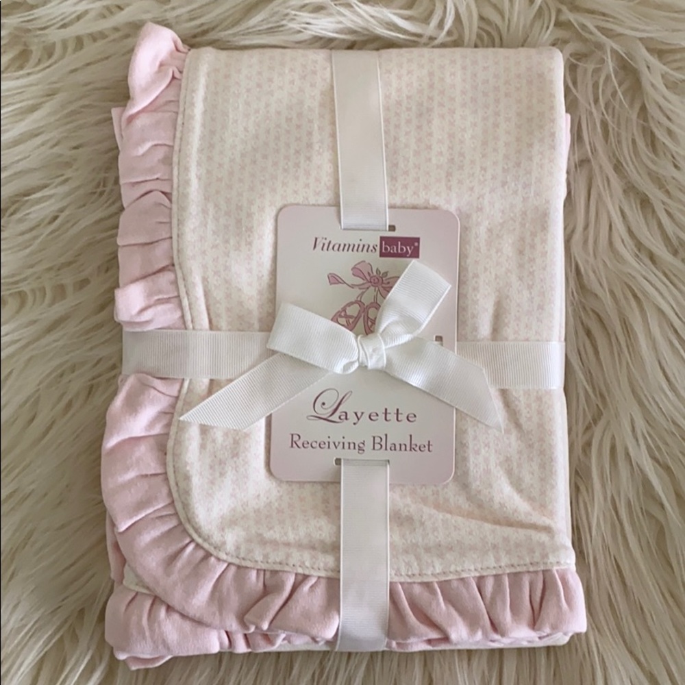 Pink Ballerina Baby Blanket